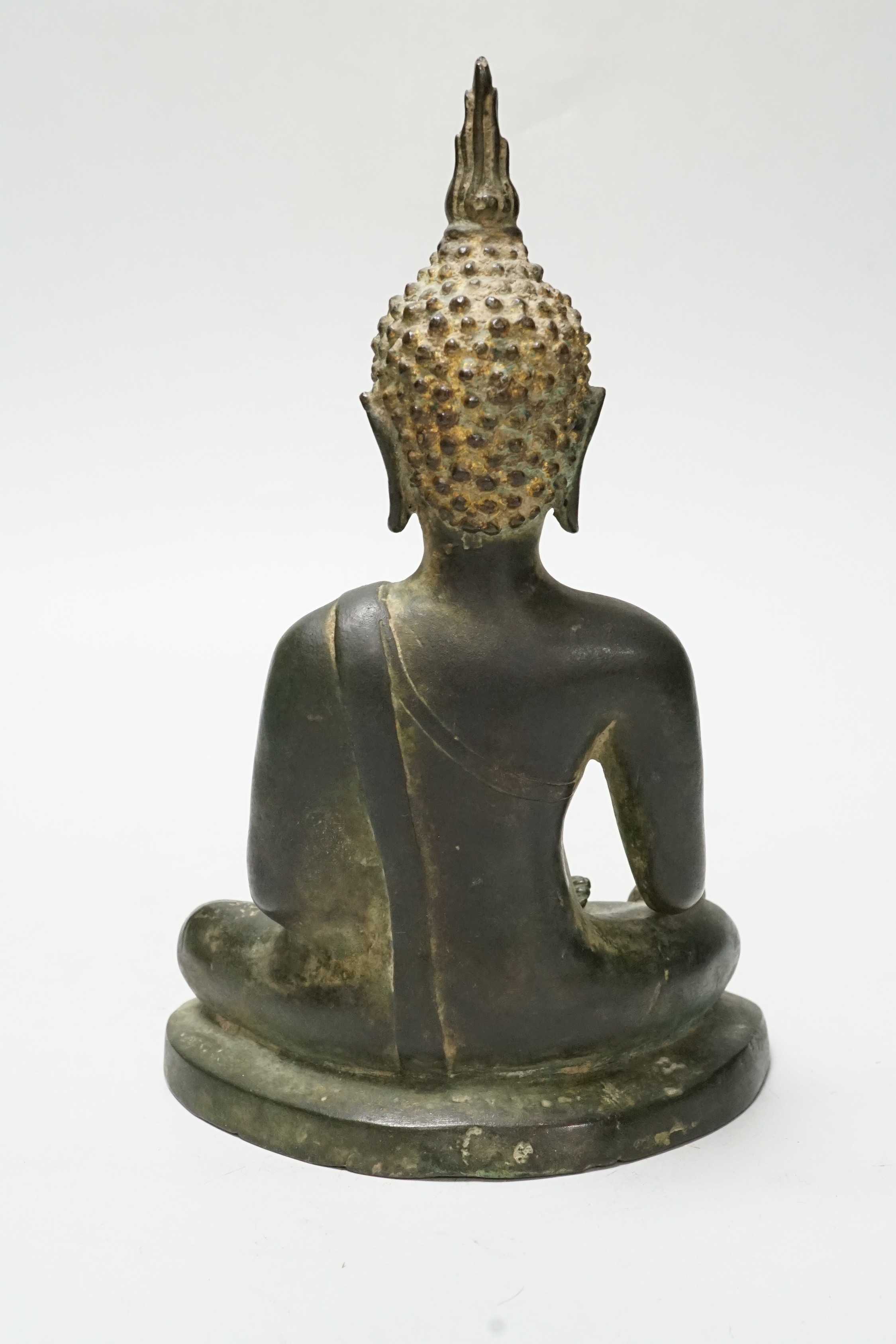 A Thai bronze model of Buddha, 21cm